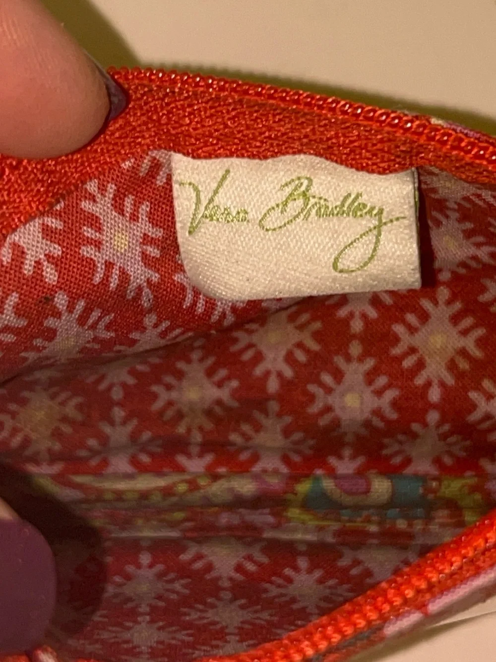 Vera Bradley Zip ID Case in the retired 